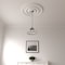 Ekena Millwork Dylar Ceiling Medallion (Fits Canopies up to 6 1/4"), 30"OD x 2 1/4"P, Primed White CM30DY - alternate 10